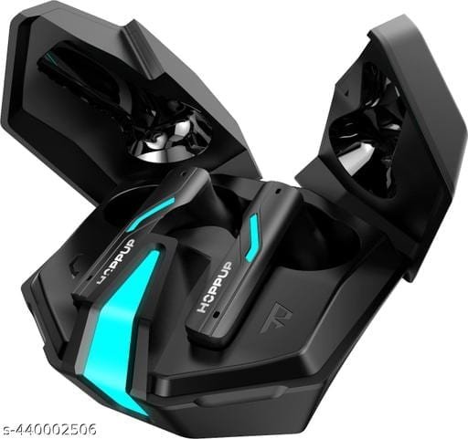 HOPPUP Xo6 Gaming Earbuds with 35MS Low Latency, RGB LED, 13MM DRIVERS & 50H PlayTime Bluetooth  (Cobalt Blue, True Wireless) - Bhandarum
