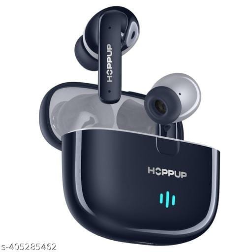 Hoppup AirDoze Z50 with Quad Mic ENC, 13MM Drivers, 50H Playtime, Gaming Mode & 5.3V Bluetooth Headset 3 Hoppup AirDoze Z50 with Quad Mic ENC, 13MM Drivers, 50H Playtime, Gaming Mode & 5.3V Bluetooth Headset - Bhandarum