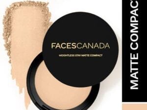 FACES CANADA Weightless Stay Matte Finish Compact Powder - Natural 02 (9 g) - Bhandarum