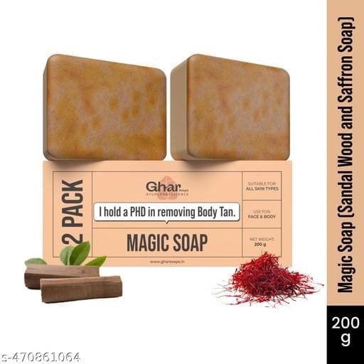 GHAR SOAPS MAGIC SOAP 200 GM - Bhandarum