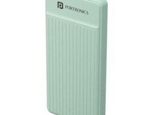 Portronics Luxcell B 10K 10000 mAh 22.5W Fast charging Power Bank, Ultra Slim Power Bank with Mach USB-A Output, Type C PD Output, Type C Input, Wake Up Button(Dark Grey) - Bhandarum