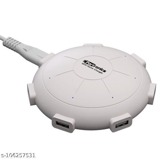 Portronics UFO PRO POR-1094 6Ports, 60W Charging Station with PD + QC Output (Black) - Bhandarum