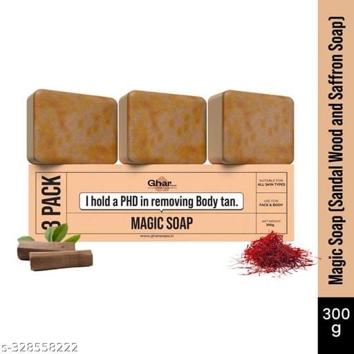 GHAR SOAPS MAGIC SOAP 300 GM - Bhandarum