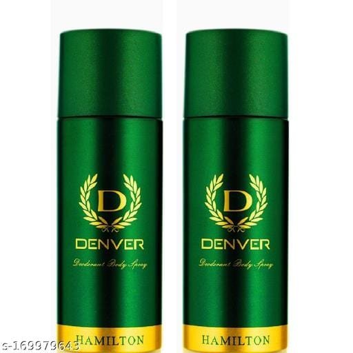 DENVER Hamilton Deodorant Spray - For Men  (330 ml, Pack of 2) - Bhandarum