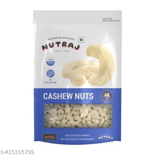 Nutraj Whole Cashew Nuts 200g - Bhandarum