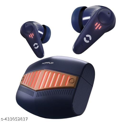 HOPPUP Xo7 Gaming Earbuds with 35MS Low Latency, 13MM Drivers & Quad Mic ENC Bluetooth Headset (Blue, Gold, True Wireless) 2 HOPPUP Xo7 Gaming Earbuds with 35MS Low Latency, 13MM Drivers & Quad Mic ENC Bluetooth Headset (Blue, Gold, True Wireless) - Bhandarum