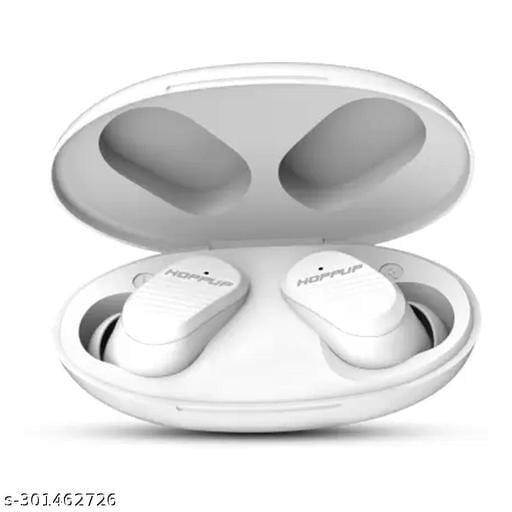 Hoppup SYNC with Bluetooth 5.1 & Type C Fast Charging Bluetooth Headset (White, True Wireless) 2 Hoppup SYNC with Bluetooth 5.1 & Type C Fast Charging Bluetooth Headset (White, True Wireless) - Bhandarum