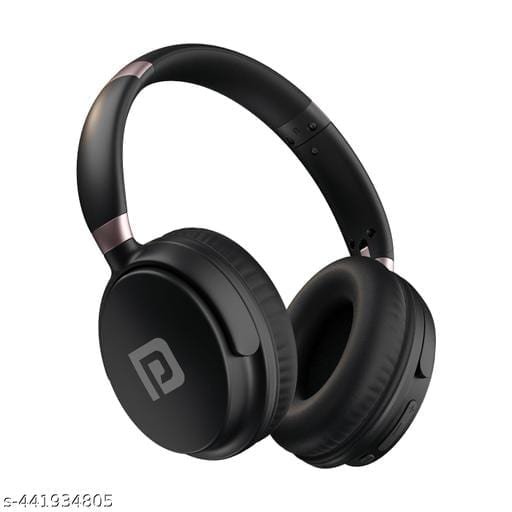 Portronics Muffs M3 Over Ear Headphones with ANC Enabled, Upto 40 Hours Playtime, in-Built Mic, 40mm Driver, Powerful Bass, Soft Ear Cushion, BT 5.3V, AUX in, Foldable Design, Type C Fast Charging - Bhandarum