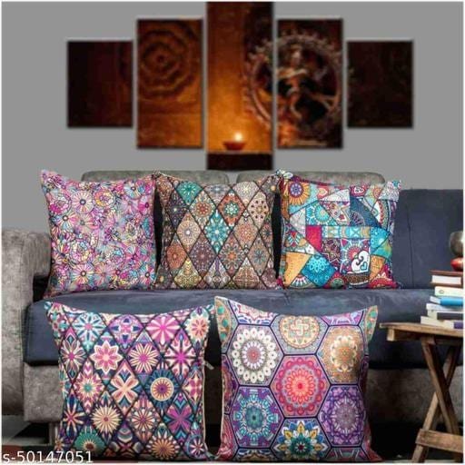 Attractive Cushion Covers 6 Attractive Cushion Covers - Bhandarum