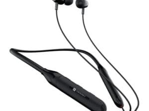 Portronics Harmonics Z7 Bluetooth Wireless in Ear Earphones with Upto 40 Hours Playback, 10mm Dynamic Driver, Gaming Mode, High Bass, IPX4 Water and Sweat Resistant, Type C Fast Charging(Black) - Bhandarum