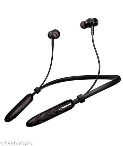 HOPPUP Ignite With 70 Hours Play Time, Type-C Fast Charging, 10MM DRIVERS,Dual Pairing, Bluetooth  (Black, In the Ear) - Bhandarum
