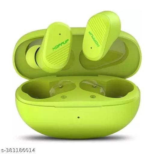Hoppup SNAP with Gaming Mode, Fast Charging, ENC, Immersive Sound & Massive Playtime Bluetooth Headset (Neon Green, True Wireless) 3 Hoppup SNAP with Gaming Mode, Fast Charging, ENC, Immersive Sound & Massive Playtime Bluetooth Headset (Neon Green, True Wireless) - Bhandarum