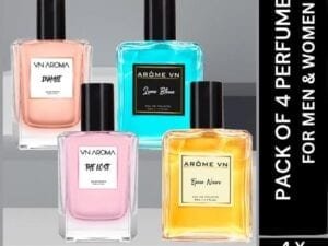 JUST DIVA - VN AROMA Combo Pack of 4 |Lune Bleue|Epice Noire|Inhale | The Lost |Long Lasting |Premium Luxury Perfume |Luxury Fragrance | Eau de Toilette - 200 ml - Bhandarum
