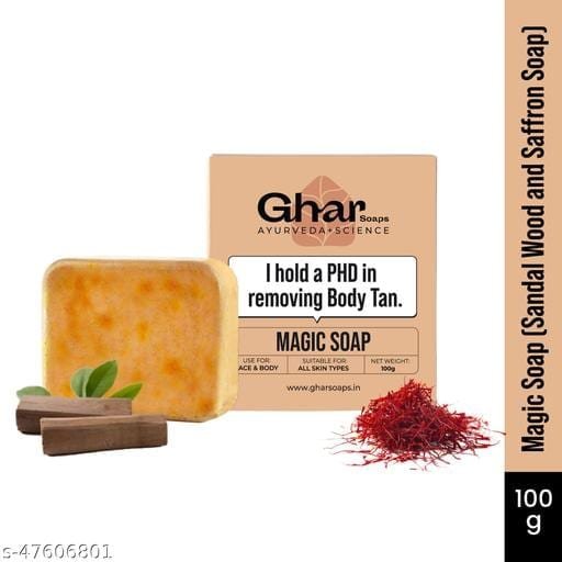 GHAR SOAPS MAGIC SOAP 100 GM - Bhandarum