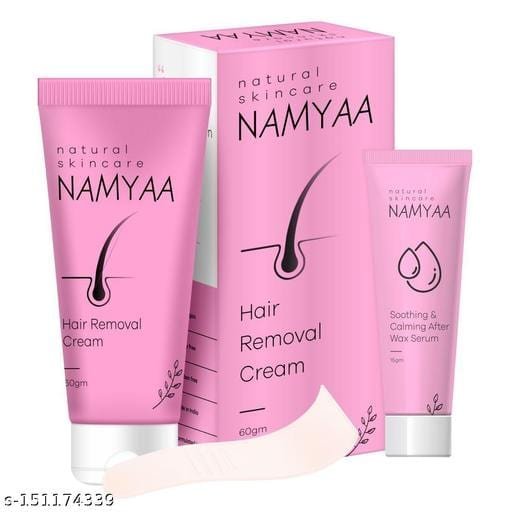 Namyaa Hair Removing Cream for Intimate Skin with After Wax Soothing Serum with Vitamin C Cream 1 Namyaa Hair Removing Cream for Intimate Skin with After Wax Soothing Serum with Vitamin C Cream - Bhandarum