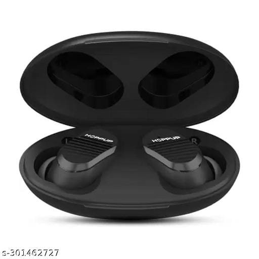 Hoppup SYNC with Bluetooth 5.1 & Type C Fast Charging Bluetooth Headset (White, True Wireless) - Bhandarum