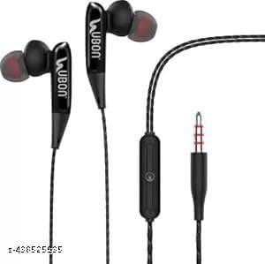Ubon UB-920 Champ Earphone I Built-in Ergonomically Magnetic Earbuds Wired  (Black, In the Ear) - Bhandarum