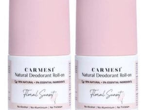 Carmesi Natural Deodorant Roll-on - Sweet Summer (50 ml) - (Pack of 2) - Bhandarum