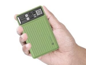 Portronics Luxcell B12 10,000mAh 12W Power Bank, Ultra Slim Power Bank with USB-A Output Port & Dual Input Ports (Micro & Type C Input Ports) | BIS Certified | Free Type C Cable| Made in India(Yellow) - Bhandarum