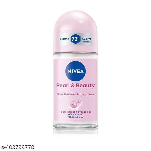 Nivea Deo Pearl and Beauty Roll On, 50ml - Bhandarum