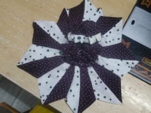 Handmade Cotton Black & White Laddu Gopal Summer Dress – Breathable Star Print Poshak for Bal Gopal, Kanha Ji Idol - Bhandarum